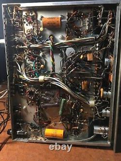 Fisher X-100 Tube Stereo Integrated Amplifier EL84 12AX7 Works Great Clean