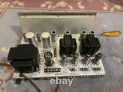 Fisher X-100 tube amp and FM-200B tube tuner with original wooden cabinets