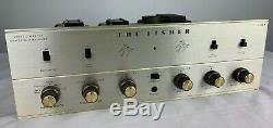 Fisher X-100b Stereo Tube Integrated Amplifier Serviced Tested Sounds Superb