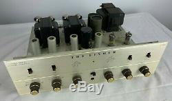 Fisher X-100b Stereo Tube Integrated Amplifier Serviced Tested Sounds Superb