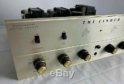 Fisher X-100b Stereo Tube Integrated Amplifier Serviced Tested Sounds Superb