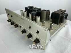 Fisher X-100b Stereo Tube Integrated Amplifier Serviced Tested Sounds Superb