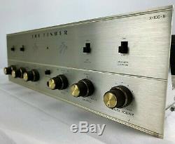 Fisher X-100b Stereo Tube Integrated Amplifier Serviced Tested Sounds Superb