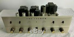 Fisher X-100b Stereo Tube Integrated Amplifier Serviced Tested Sounds Superb