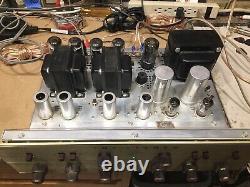 Fisher X-101-B All Tube Stereo Integrated Amplifier Amp READ DESCRIPTION