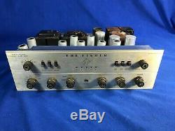Fisher X-202-B Stereo Tube Amplifier For Parts Not Working