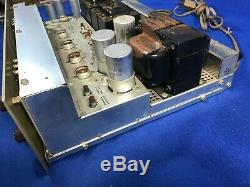 Fisher X-202-B Stereo Tube Amplifier For Parts Not Working