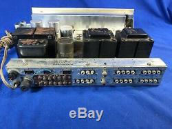 Fisher X-202-B Stereo Tube Amplifier For Parts Not Working