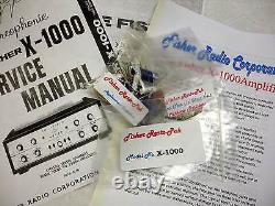 Fisher X-202-B X202B Vacuum Tube Integrated Amplifier Resto-Pak Restoration Kit