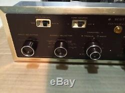 Great Pair Vintage Scott Lk-48 Tube Integrated Amp<-110 Tuner! Great Sounding