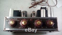 Grommes 55-PG integrated tube amplifier 6V6 Output tubes, good cosmetics