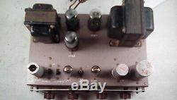 Grommes 55-PG integrated tube amplifier 6V6 Output tubes, good cosmetics