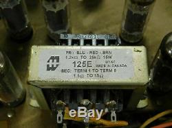 Grommes Custom Vintage Tube Integrated Amplifier 6EU7 6BQ5/EL84 EZ81 Untested