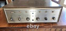 HH Scott 222D integrated stereo tube amp In Near Mint Condition With Case