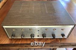 HH Scott 222D integrated stereo tube amp In Near Mint Condition With Case