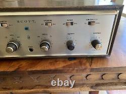 HH Scott 222D integrated stereo tube amp In Near Mint Condition With Case