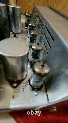 HH Scott LK-48 Tube Integrated Amp Amplifier 7189 12AX7 Telefunken Most Original