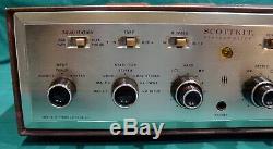 HH Scott LK-72 Late Essentially An LK-72B Stereo Tube Amplifier Working