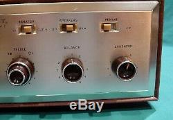 HH Scott LK-72 Late Essentially An LK-72B Stereo Tube Amplifier Working