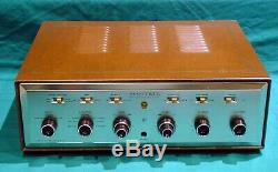 HH Scott LK-72 Late Essentially An LK-72B Stereo Tube Amplifier Working