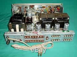 HH Scott LK-72 Late Essentially An LK-72B Stereo Tube Amplifier Working