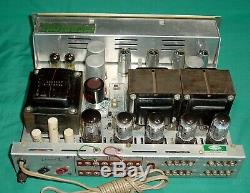 HH Scott LK-72 Late Essentially An LK-72B Stereo Tube Amplifier Working