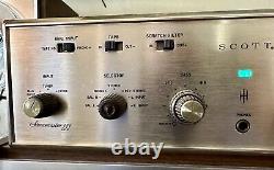 HH Scott Stereomaster 233 Tube Stereo Amplifier See Video Demo