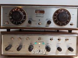 HH Scott Stereomaster 299-D Stereo Integrated Amplifier And 333-B AM FM Tuner