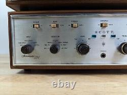 HH Scott Stereomaster 299-D Stereo Integrated Amplifier And 333-B AM FM Tuner