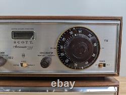 HH Scott Stereomaster 299-D Stereo Integrated Amplifier And 333-B AM FM Tuner