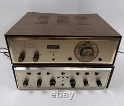 HH Scott Stereomaster 299-D Stereo Integrated Tube Amplifier & 350B AM FM Tuner