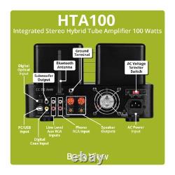 HTA100 Integrated Stereo Hybrid Tube Amplifier 100 Watts