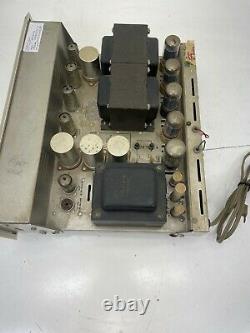H. H. SCOTT LK-72B Tube Stereo Integrated Amplifier Powers On READ