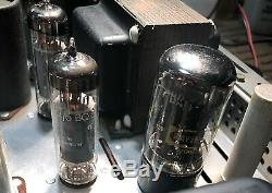 H. H. SCOTT STEREOMASTER 222 B STEREO INTEGRATED VACUUM TUBE AMP withVINTAGE TUBES