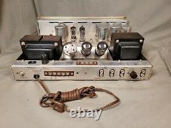 H. H. Scott 210-F EL34 Dynaural Tube Integrated Lab Amplifier Clean & Restored