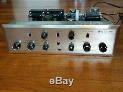 H. H. Scott 222-B Tube Stereo Integrated Amplifier with Phono, Vintage Tubes