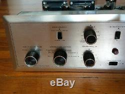 H. H. Scott 222-B Tube Stereo Integrated Amplifier with Phono, Vintage Tubes