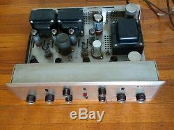 H. H. Scott 222-B Tube Stereo Integrated Amplifier with Phono, Vintage Tubes