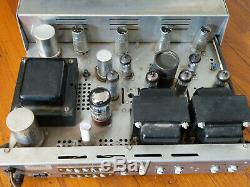 H. H. Scott 222-B Tube Stereo Integrated Amplifier with Phono, Vintage Tubes