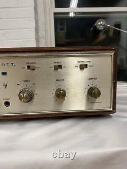 H. H. Scott 222-D Stereo Tube Integrated Amplifier Working Cabinet