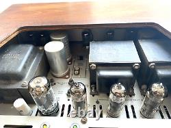 H. H. Scott 222-D Stereo Tube Integrated Amplifier Working Cabinet