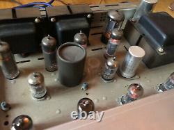 H. H. Scott 222 Type Stereo Master Tube Integrated Amplifier Amp Excellent