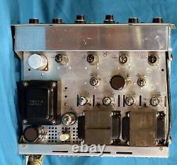 H. H. Scott LK-48 Integrated Stereo Tube Amplifier Working Condition Read Below