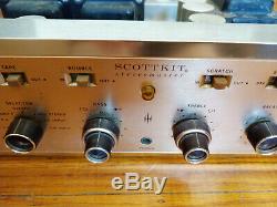 H. H. Scott LK-72 Tube Integrated Amplifier with Phono (299b)- Works, Needs Tubes