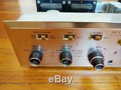 H. H. Scott LK-72 Tube Integrated Amplifier with Phono (299b)- Works, Needs Tubes