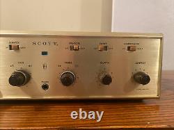 H. H. Scott Stereomaster 222-D Stereo Tube Integrated Amplifier Amp Restored