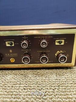 H. H. Scott Stereomaster Tube Pre-Amplifier Amplifier Integrated LK-72