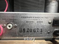 Harman Kardon A-500 Award Series, restored and perfect working condition