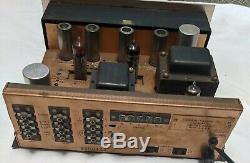 Harman Kardon Ax20 Nocturnes Vacuum Tube Integrated Amp Amplifier, Untested