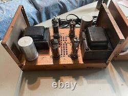 Harman Kardon RARE HK-20 Mono Amplifiers 6BQ5 Working L@@k SAMS included